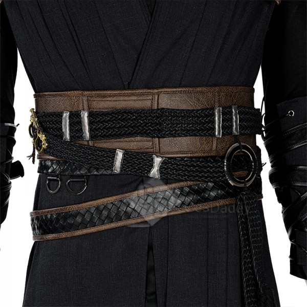 Doctor Strange in the Multiverse of Madness Evil Strange Cosplay Costume Halloween Outfit Black Version