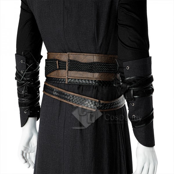 Doctor Strange in the Multiverse of Madness Evil Strange Cosplay Costume Halloween Outfit Black Version