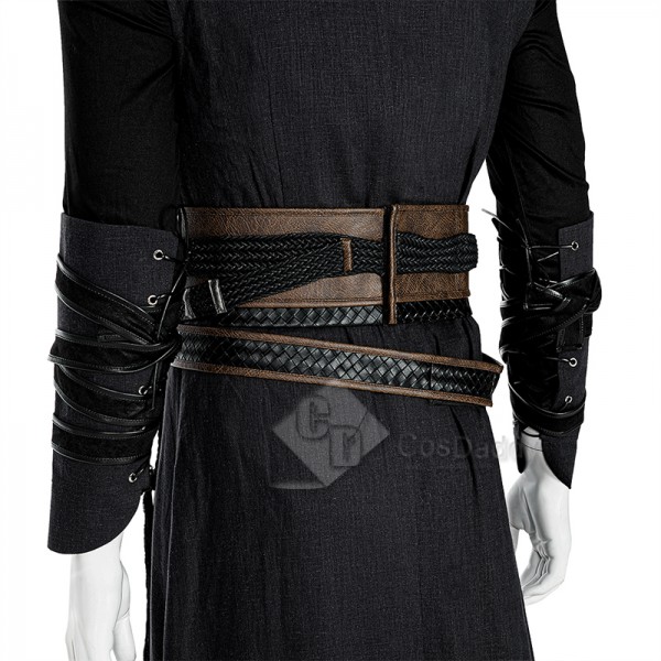 Doctor Strange in the Multiverse of Madness Evil Strange Cosplay Costume Halloween Outfit Black Version
