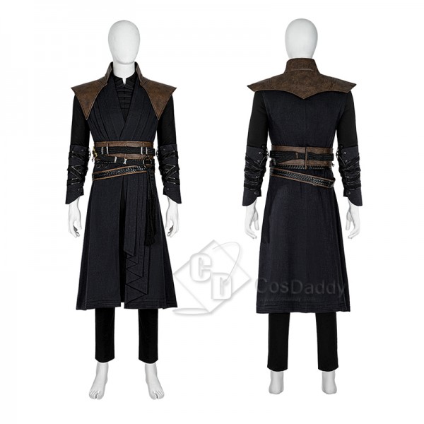 Doctor Strange in the Multiverse of Madness Evil Strange Cosplay Costume Halloween Outfit Black Version