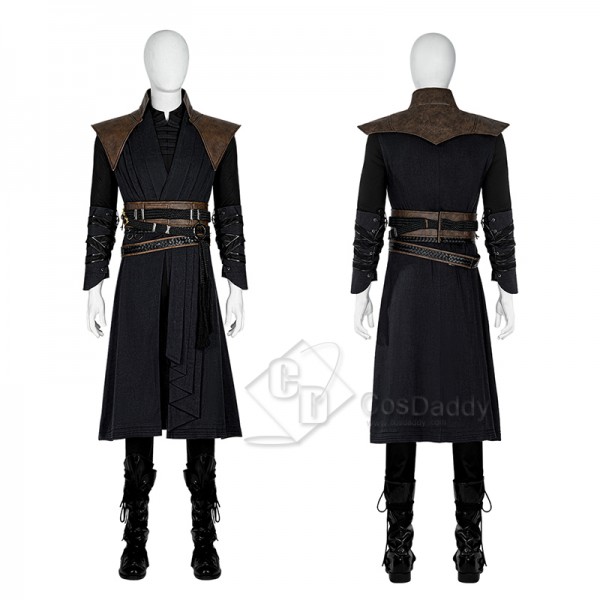 Doctor Strange in the Multiverse of Madness Evil Strange Cosplay Costume Halloween Outfit Black Version