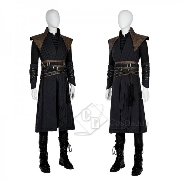 Doctor Strange in the Multiverse of Madness Evil Strange Cosplay Costume Halloween Outfit Black Version