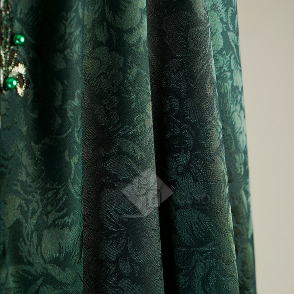 House of The Dragon Queen Alicent Hightower Green Robe Dress Cosplay Costume