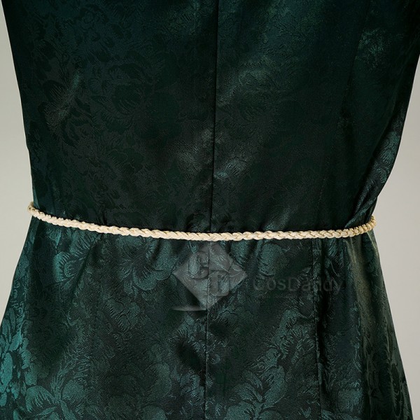 House of The Dragon Queen Alicent Hightower Green Robe Dress Cosplay Costume