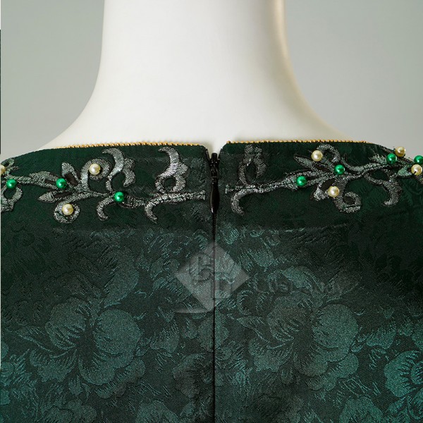 House of The Dragon Queen Alicent Hightower Green Robe Dress Cosplay Costume