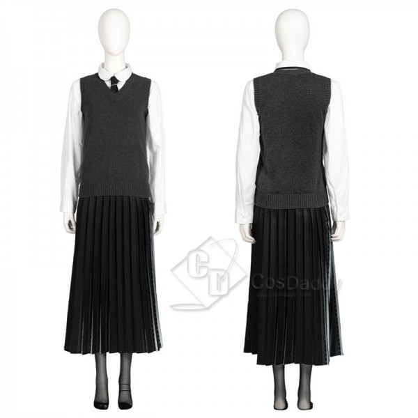 2022 The Addams Family Wednesday Addams Cosplay Costume Nevermore Academy School Uniform Halloween Outfit