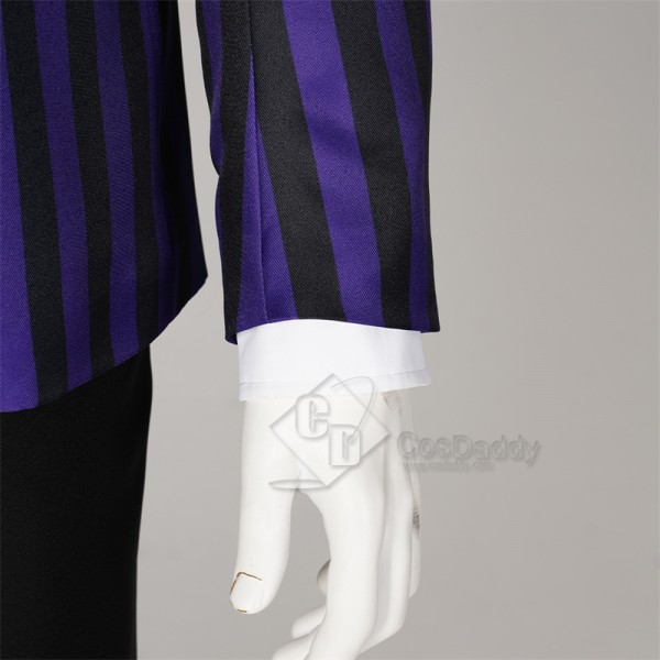 The Addams Family Wednesday Nevermore Academy School Uniform Purple Suit Cosplay Costumes