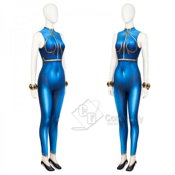 Street Fighter 6 Chun Li Cosplay Costume Qipao Halloween Party Suit Printed Version