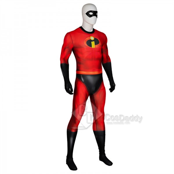 Cartoon The Incredibles 2 Mr.Incredible Bob Parr Cosplay Costume Halloween Carnival Suit