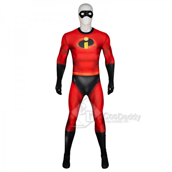 Cartoon The Incredibles 2 Mr.Incredible Bob Parr Cosplay Costume Halloween Carnival Suit