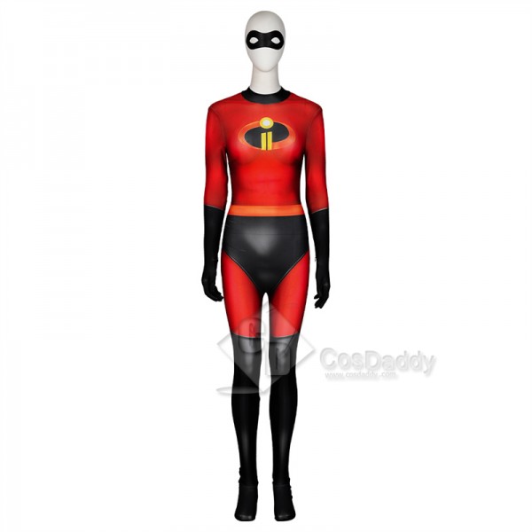 Cartoon The Incredibles 2 Elastigirl Helen Parr Cosplay Costume Halloween Party Suit