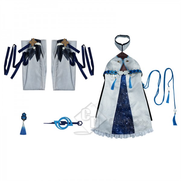 Genshin Impact Haagentus God of Dust GuiZhong Dress Cosplay Costume