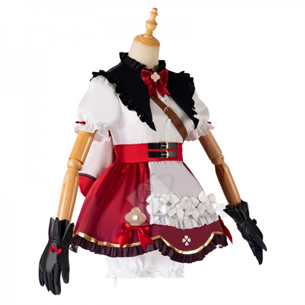 Genshin Impact Little Witch Klee Blossoming Starlight Cosplay Costume Dress Halloween Carnival Suit