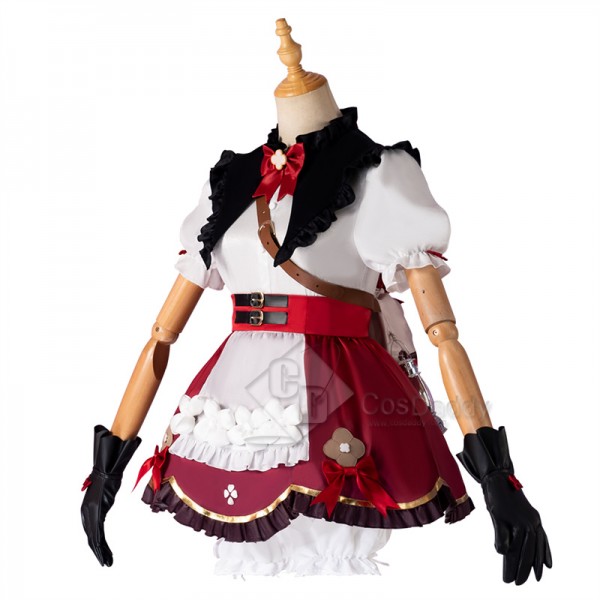 Genshin Impact Cosplay Costume Little Witch Klee Dress Halloween ...