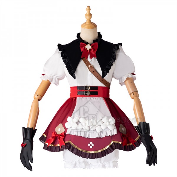 Genshin Impact Little Witch Klee Blossoming Starlight Cosplay Costume Dress Halloween Carnival Suit