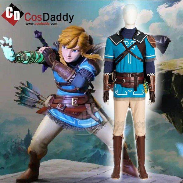 2023 Adventure Game The Legend of Zelda: Tears of the Kingdom Link Cosplay Costume