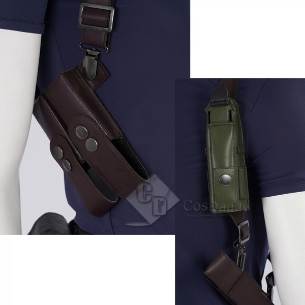 Game Resident Evil 4 Remake Leon Scott Kennedy Cosplay Costume Halloween Party Suit