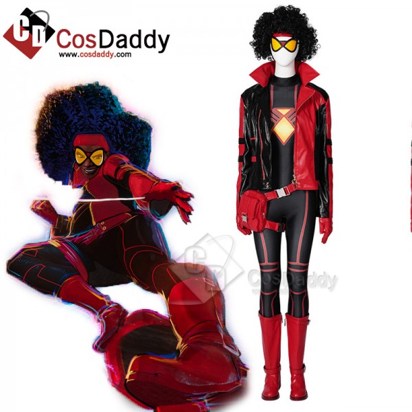 2023 Spider-Man: Across the Spider-Verse Amazing Bag-Head Spider-Woman Cosplay Costume