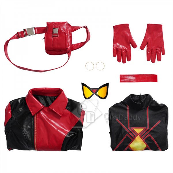 2023 Spider-Man: Across the Spider-Verse Amazing Bag-Head Spider-Woman Cosplay Costume