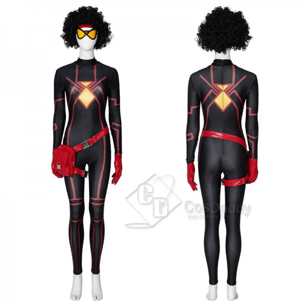 2023 Spider-Man: Across the Spider-Verse Amazing Bag-Head Spider-Woman Cosplay Costume