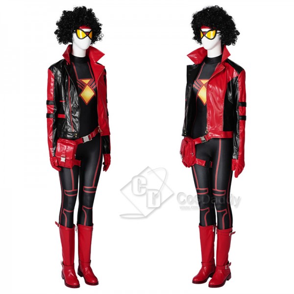 2023 Spider-Man: Across the Spider-Verse Amazing Bag-Head Spider-Woman Cosplay Costume