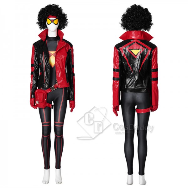 2023 Spider-Man: Across the Spider-Verse Amazing Bag-Head Spider-Woman Cosplay Costume