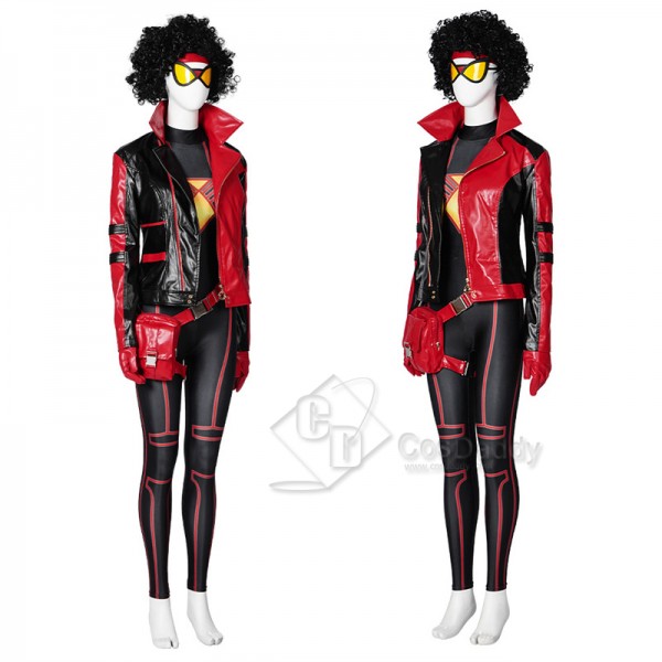 2023 Spider-Man: Across the Spider-Verse Amazing Bag-Head Spider-Woman Cosplay Costume