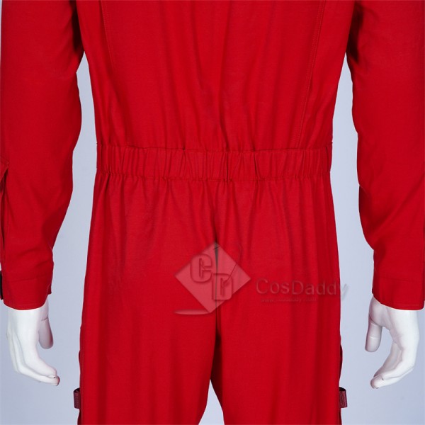 Guardians of the Galaxy Vol. 3 Star Lord Team Suit Cosplay Costume Red Uniform