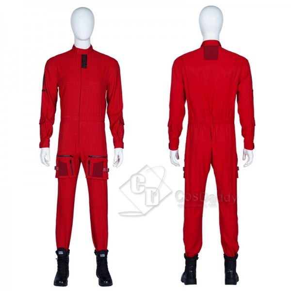 Guardians of the Galaxy Vol. 3 Star Lord Team Suit Cosplay Costume Red Uniform