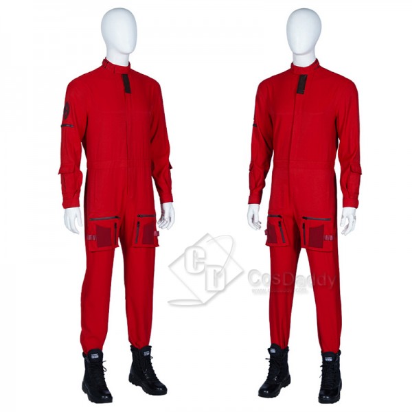 Guardians of the Galaxy Vol. 3 Star Lord Team Suit Cosplay Costume Red Uniform