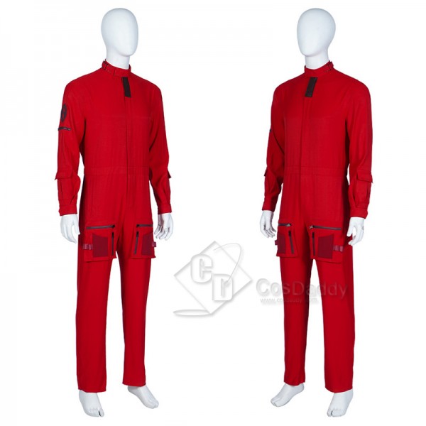 Guardians of the Galaxy Vol. 3 Star Lord Team Suit Cosplay Costume Red Uniform