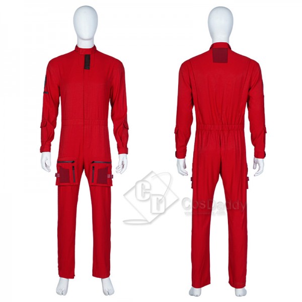 Guardians of the Galaxy Vol. 3 Star Lord Team Suit Cosplay Costume Red Uniform