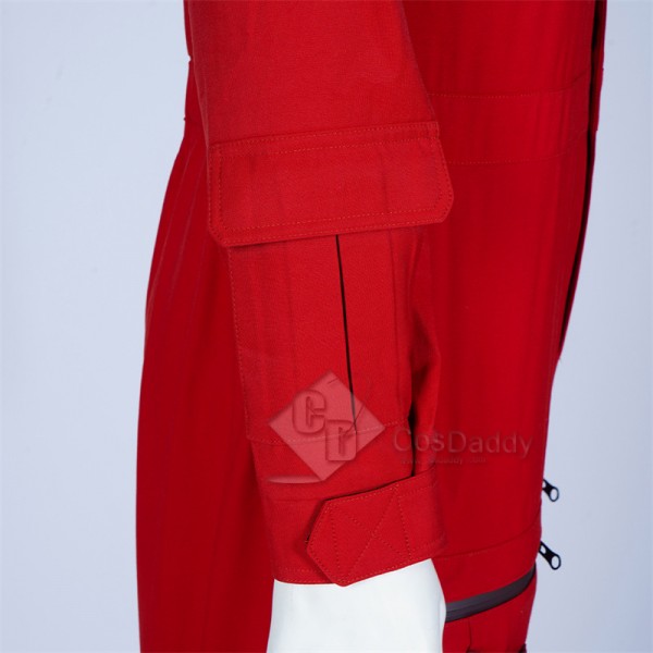 Guardians of the Galaxy Vol. 3 Star Lord Team Suit Cosplay Costume Red Uniform