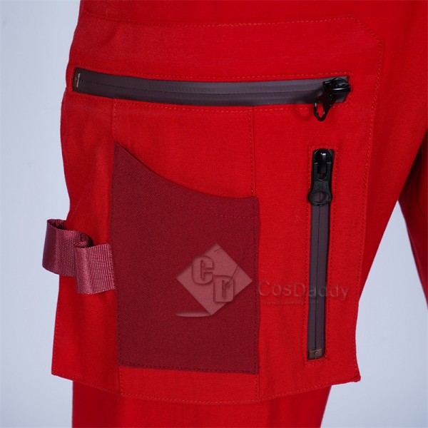 Guardians of the Galaxy Vol. 3 Star Lord Team Suit Cosplay Costume Red Uniform