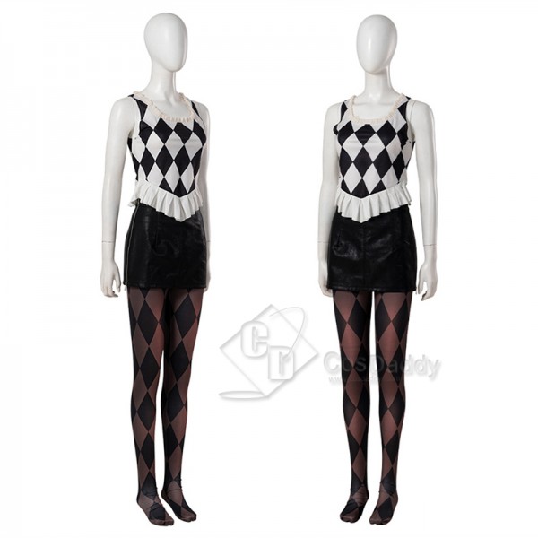 Joker 2: Folie a Deux Harley Quinn Lady Gaga Cosplay Costume Halloween Outfit