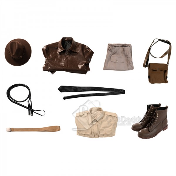 2023 Indiana Jones and the Dial of Destiny 5 Dr Jones Cosplay Costume Outfit