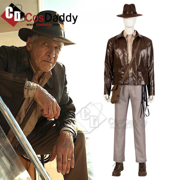 2023 Indiana Jones and the Dial of Destiny 5 Dr Jones Cosplay Costume Outfit