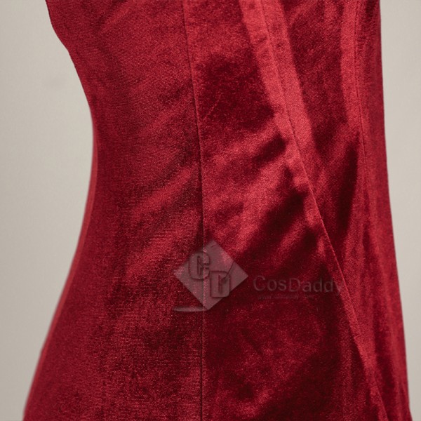 2003 Movie Love Actually Red Dress Cosplay Costume Christmas Party Suit