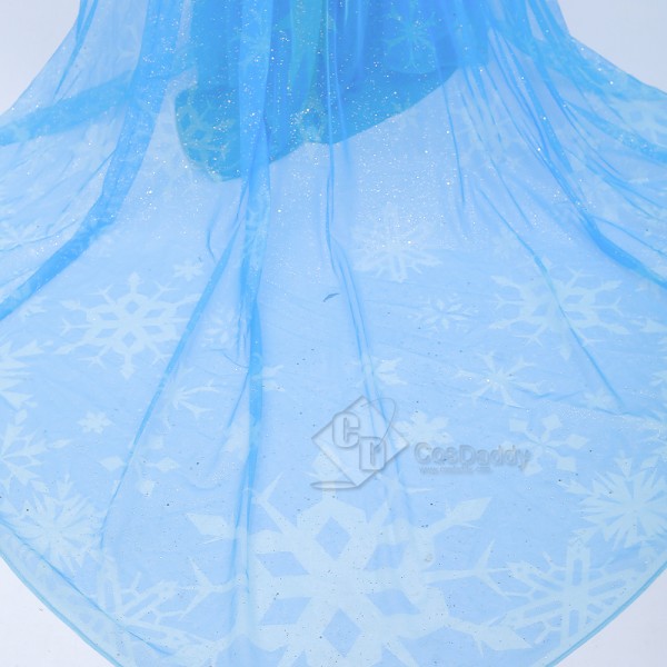 Cosdaddy Disney Frozen 2 Elsa Cosplay Costume Blue Dress Halloween Suit 