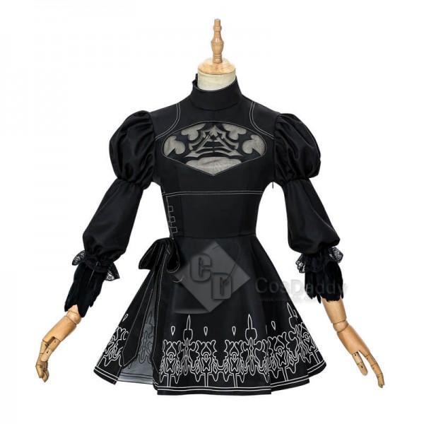 Nier Automata 2B Cosplay Costumes Black Dress YoRHa No.2 Type B Dress