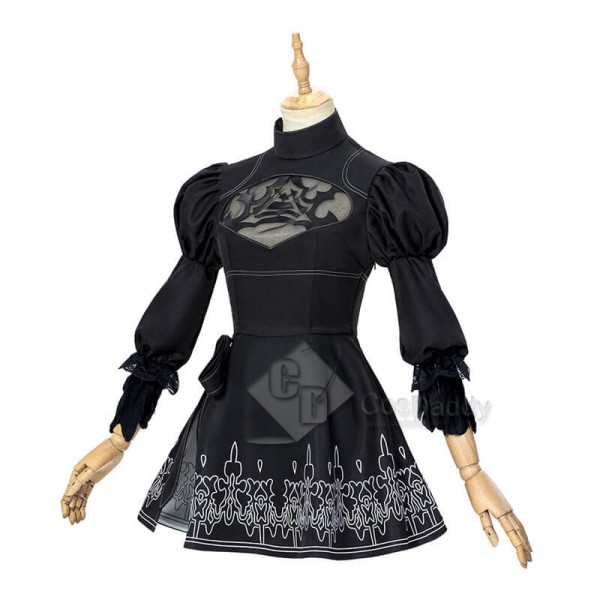 Nier Automata 2B Cosplay Costumes Black Dress YoRHa No.2 Type B Dress