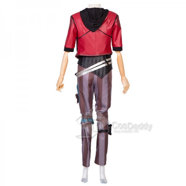 Arcane Vi Jacket Outfit League of Legends Cosplay Costumes LOL Arcane Vi Halloween Costumes Outfits