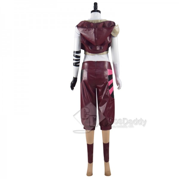 Arcane League of Legends Vi Arcane Outfit Cosplay Costumes Halloween Carnival Suit