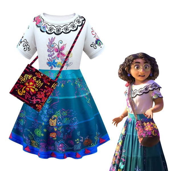 Encanto Mirabel Costumes Kids Girls Mirabel Dress ...