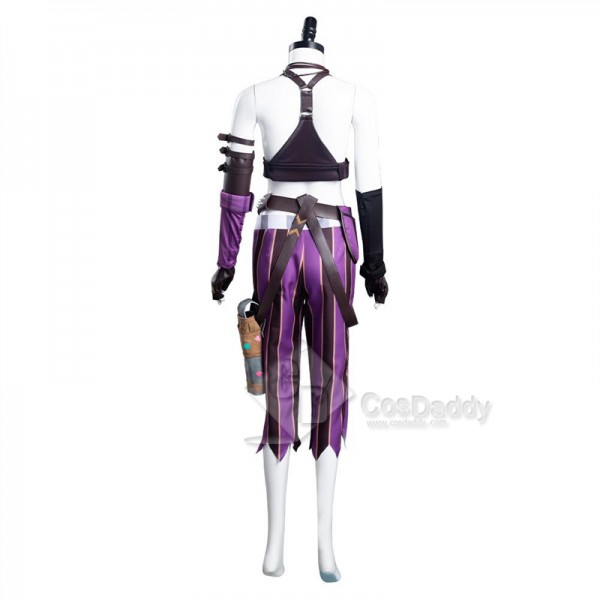 League of Legends LOL Arcane Jinx Cosplay Costume Gameplay Outfit Party Suit