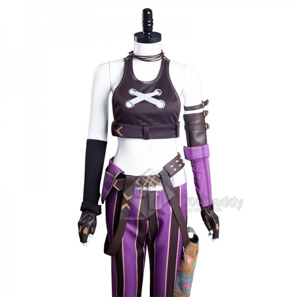 League of Legends LOL Arcane Jinx Cosplay Costume Gameplay Outfit Party Suit