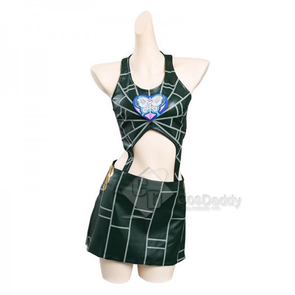 JoJo's Bizarre Adventure Jolyne Cujoh Cosplay Suit Skirt Pants Costumes for Women