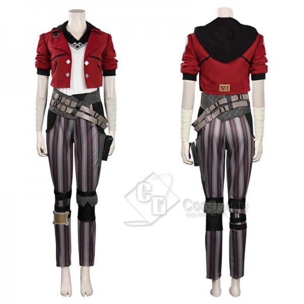 League of Legends Vi Cosplay The Piltover Enforcer Arcane Halloween Cosplay Costumes