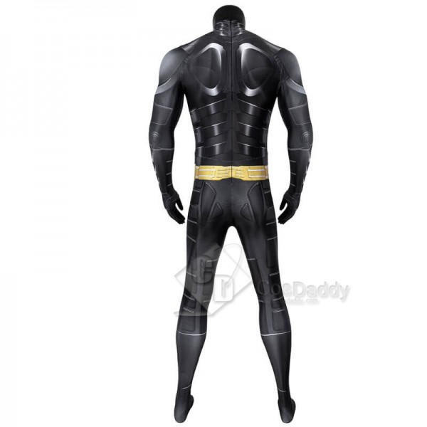 The Dark Knight Rises Suit Batman Bruce Wayne Costumes Jumpsuit Cosplay Outfit Adults