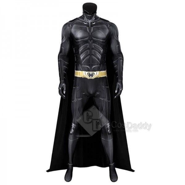 The Dark Knight Rises Suit Batman Bruce Wayne Costumes Jumpsuit Cosplay Outfit Adults